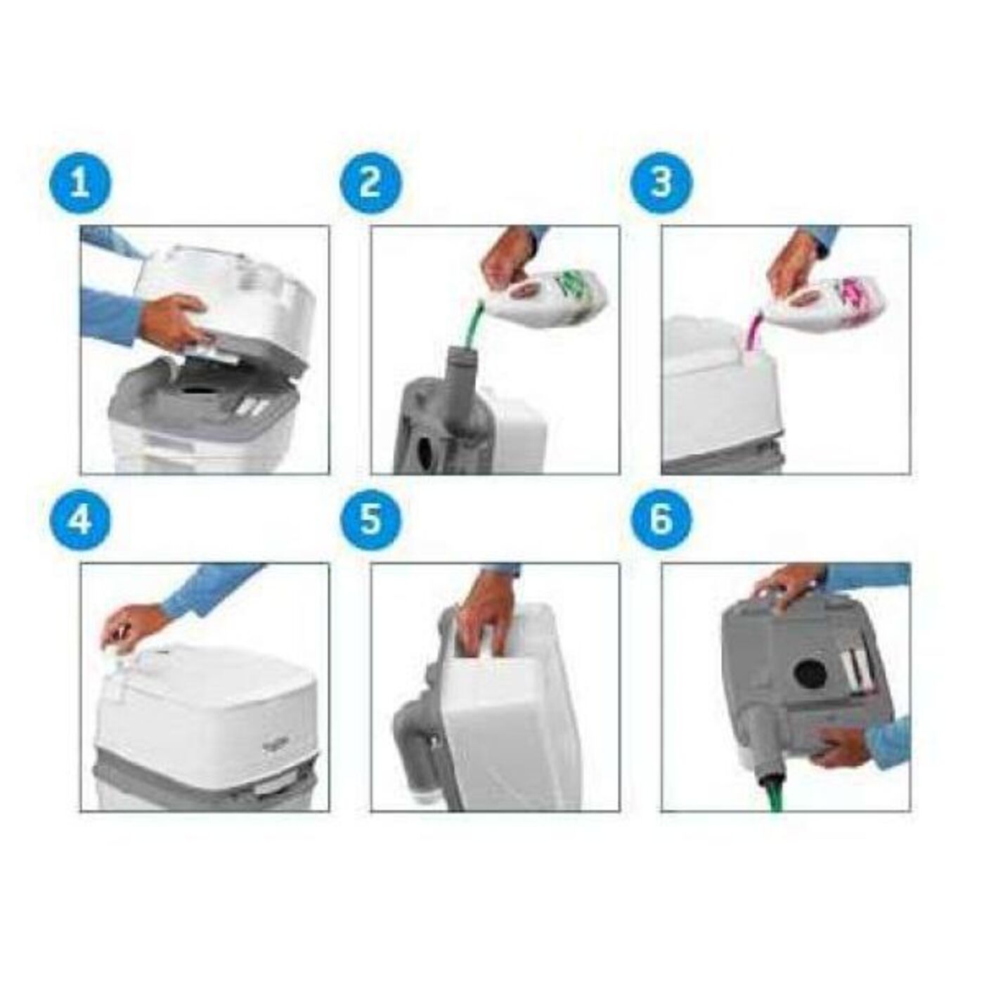 Thetford Porta Potti Carry Bag - PVC Transport Case For Models 145, 335 & 345 With Handles & Zipper