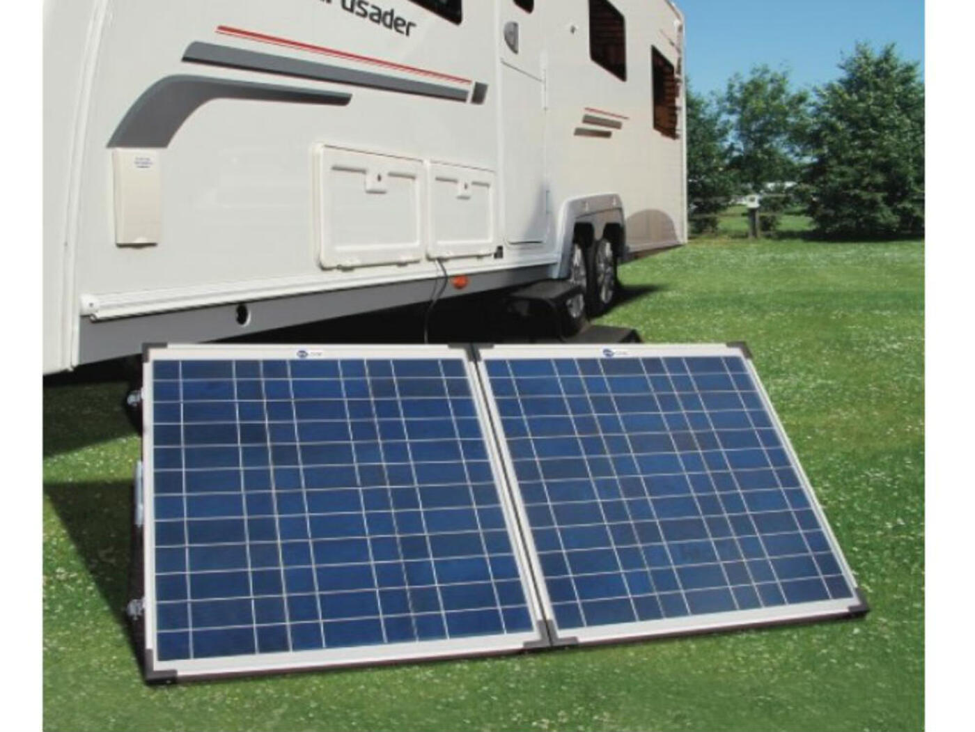 Logic PV Portable Foldup Solar Panel 40 Watt Homestead Caravans