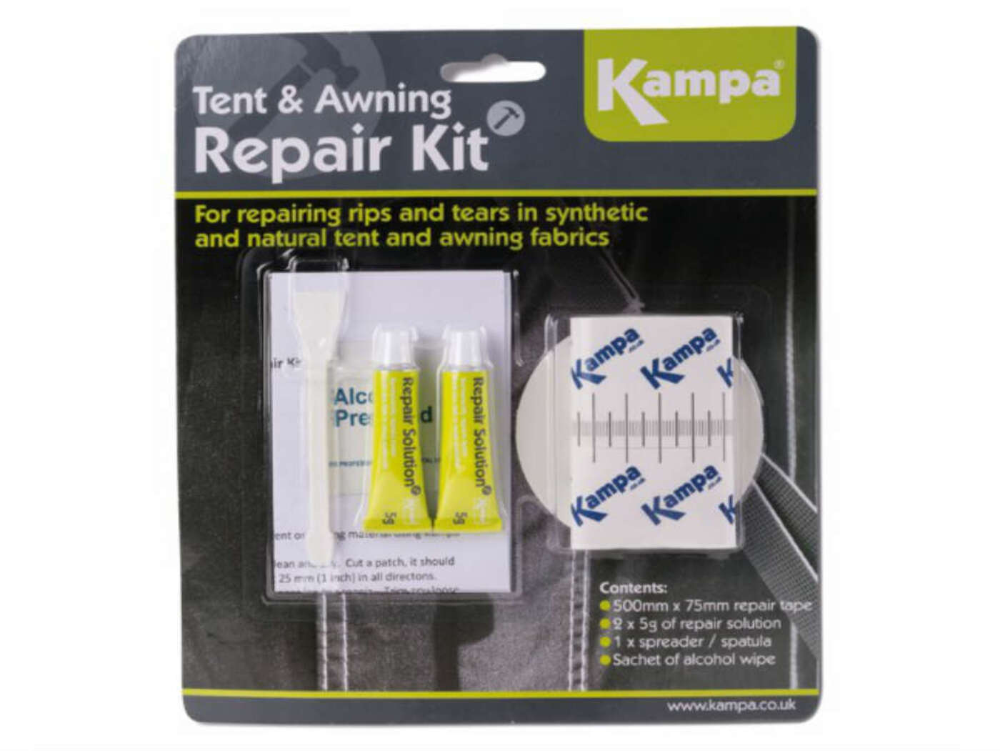 Canvas Repair Kit & Waterproof Spray Package - Campervan Parts UK