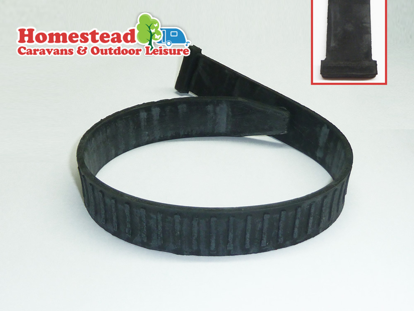 thumbnail image 2 of Emove Towing Mirror Rubber Strap (2-Pack) - 390mm X 20mm - Replacement For Campervan & Caravan - EM615 2 of 4