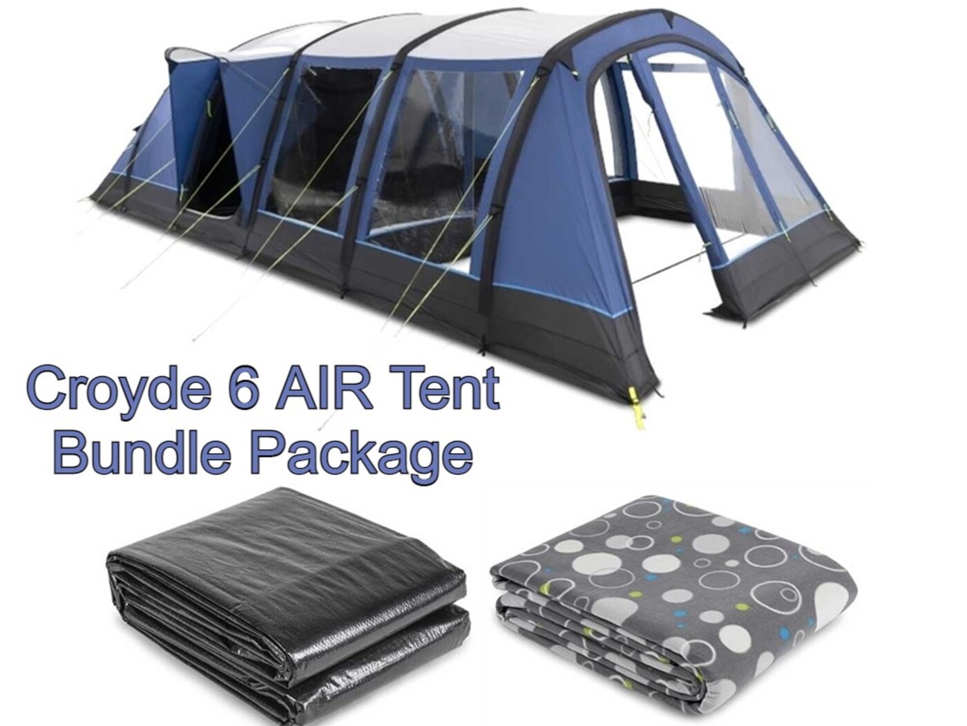 zich zorgen maken Stereotype omverwerping Kampa Croyde 6 AIR Tent Bundle - Homestead Caravans