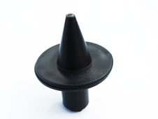 19mm Spiked Pole Foot - Black