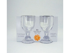 Flamefield Acrylic Bella Goblet - 4 Pack