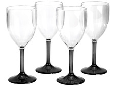Flamefield Acrylic Stemmed Wine Goblet - 4 Pack