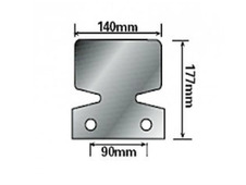 Maypole Bumper Protector Plate Stainless Steel