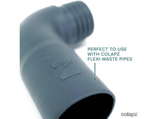 Colapz Flexi Waste Pipe Double Adaptor Kit