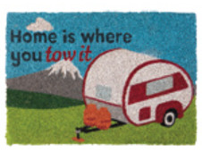 Quest Home Is Where You Tow It Caravan Coir Mat