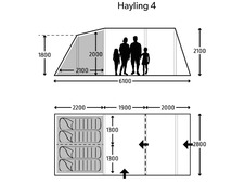 Kampa Hayling 4 AIR Tent