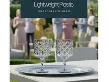 Elegance Tinted Gin Glass 2pk