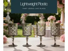 Elegance Tinted Wine Goblet 4pk