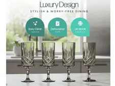 Elegance Tinted Prosecco Glass 4pk