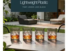 Elegance Tinted Short Tumbler 4pk