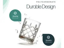 Elegance Tinted Short Tumbler 4pk