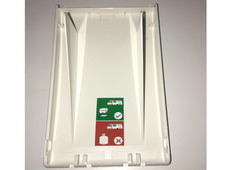 TND Replacement Gas Outlet Box  Flap White