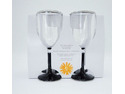 Flamefield Acrylic Stemmed Wine Goblet - 4 Pack 