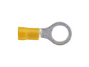 W4 Ring Terminals (Yellow) 8mm Dia. Pre-Insulated - Pack 3