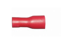 W4 Female Push-On Terminal 6.35mm (Red) Fully Insulated - 3 Pack