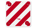 PVC Reflective Hazard Sign with Reflectors