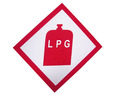 LPG Gas Warning Sticker