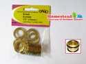 W4 Brass Tent Eyelets 13mm - Pack of 10