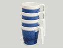 Flamefield Azure Melamine Mug Set 4 Pack