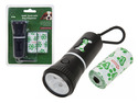 Crufts Walk LED Torch with Doggy Bag Holder & Spare Bags 