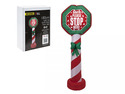 180cm Inflatable "Santa Stop Here" Sign 