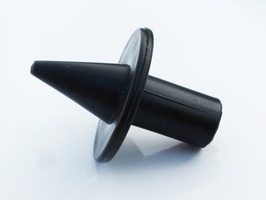 19mm Spiked Pole Foot - Black