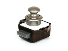 Small Push Button Door Lock - Satin