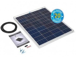 80 Watt Solar Panel Kit with 10Ah Charge Controller