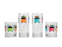 Flamefield Camper Smiles Acrylic Tall Tumbler Pack 2