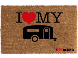Reimo I Love My Caravan Coconut Doormat