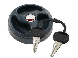 Zadi Universal Black Locking Fresh Water Vented Filler Cap & 2 Keys