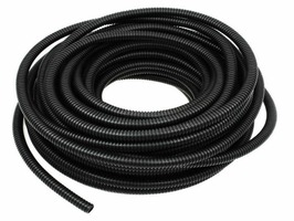 20 mm / 3/4 inch Convoluted Waste Water Hose - Black
