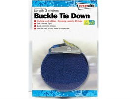 Streetwize Buckle Tie Down with 3 Metre Strap