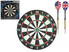 Premier Sports 17" Dart Board & Darts Set