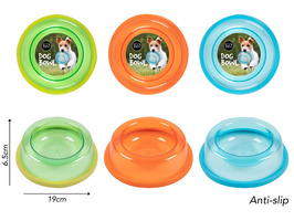 Anti Slip Plastic Dog Bowl