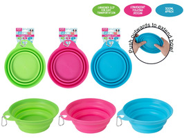 Smart Choice Collapsible Pet Bowl with Clip