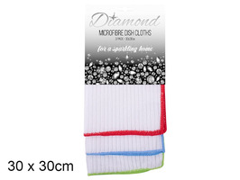 Diamond Microfibre Dish Cloths