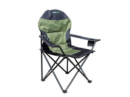 Outdoor Revolution High Back XL Chair - Dark Green & Black 
