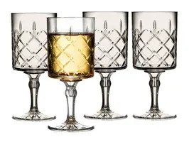 Elegance Tinted Wine Goblet 4pk