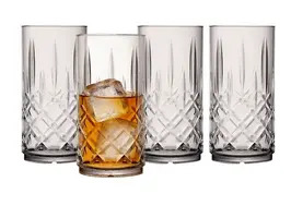 Elegance Tinted H-Ball Tumbler 4pk