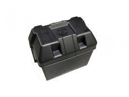 PLS Plastic Battery Box Black 265 x 180 x 200mm