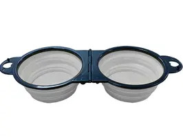 Collapsible Dual Pet Bowl