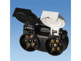 PLS Short 13 Pin Plug Adaptor to 7S & 7N Sockets