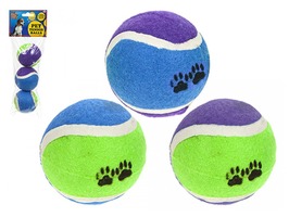 Set of 3 Pet Tennis Balls