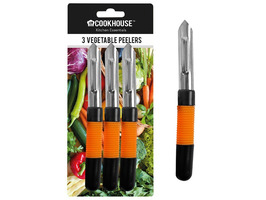 Stainless Steel Vegetable Peelers 3 Pack