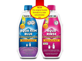 Thetford Aqua Kem Blue / Aqua Rinse Concentrated Duo Pack