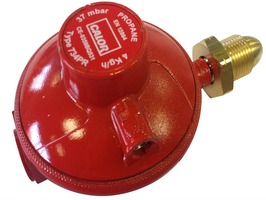 Calor 37mbar Propane Regulator 4kg Per Hour with 3/8" BSPM to 8mm Gas Nozzle