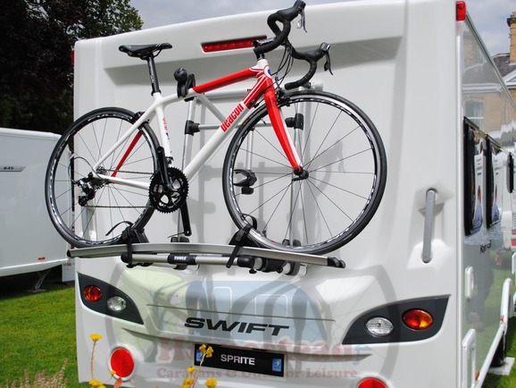 thule bike rack for swift caravan